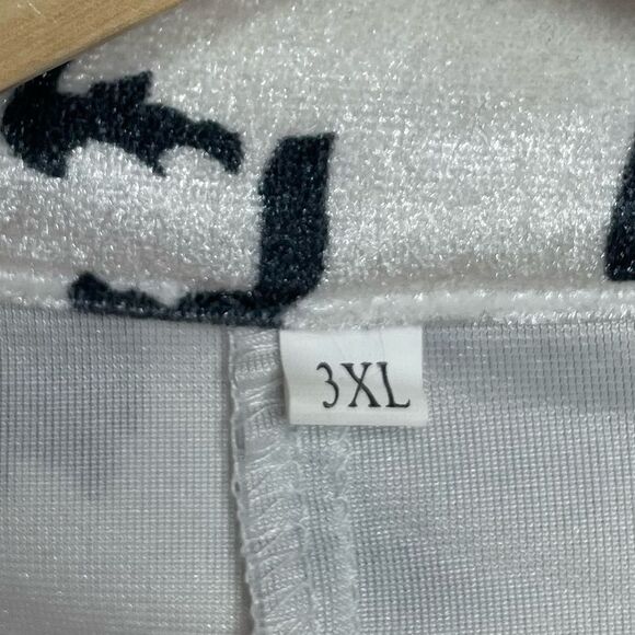 5 for $25đ„3XLâColor-block Cheetah Print Velvet Button Front Long Sleeve Blouse - Picture 3 of 5